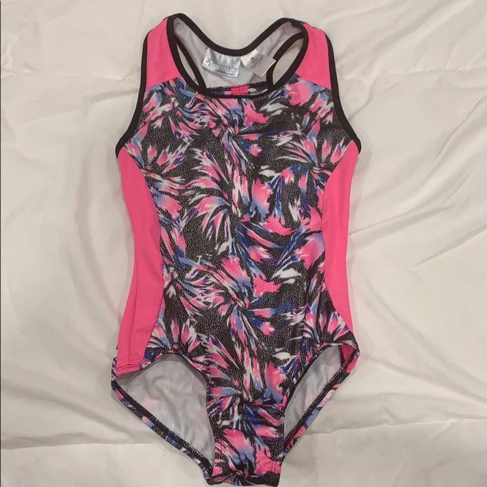 Girls gymnastic leotard